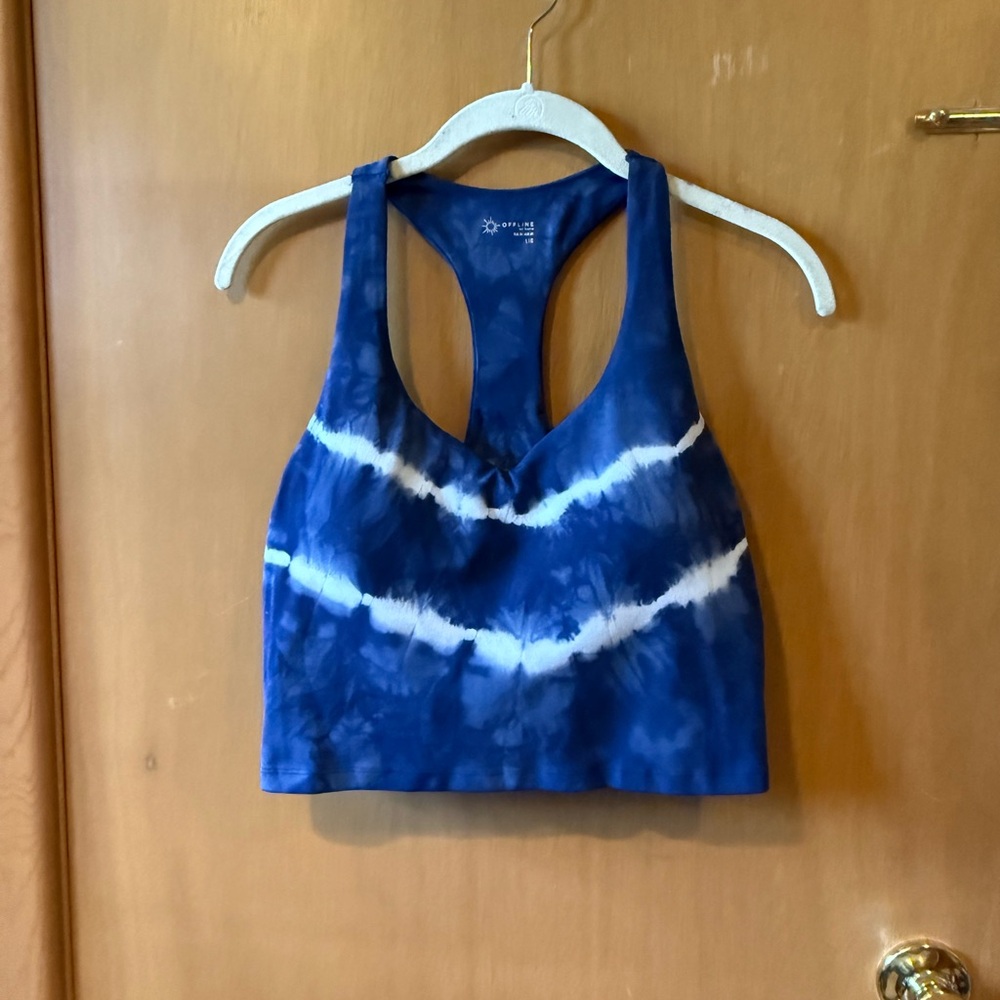 Aerie Tie-Dye Racerback Tank Top